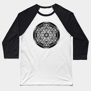 Metatron’s Cube Expanded 002 Baseball T-Shirt